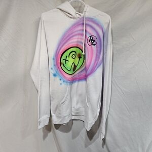 Independent Trading Company White Hoodie Size Large